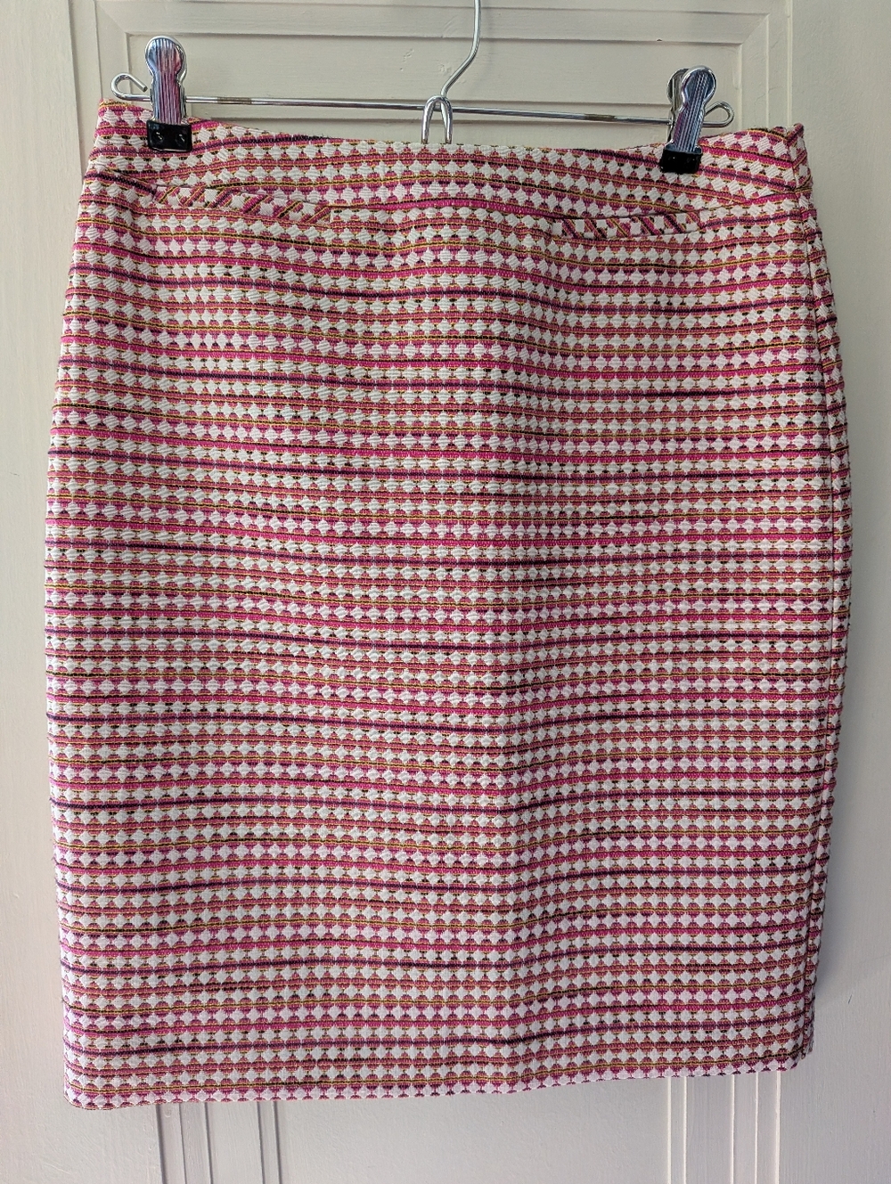 Nordstrom Halogen Pink Woven Skirt Sz 4